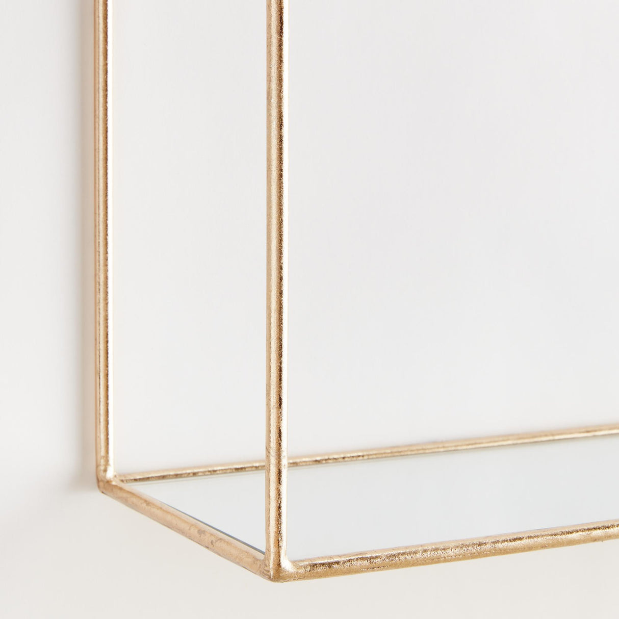 Napa Champagne DUNCAN MIRRORED WALL SHELVES, SET OF 4