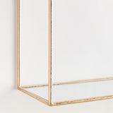 Napa Champagne DUNCAN MIRRORED WALL SHELVES, SET OF 4