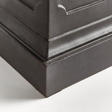 Napa Antique Black FIBRECLAY CHAMBERS PEDESTAL SHORT