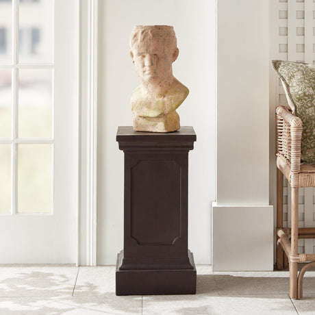 Napa Antique Black FIBRECLAY CHAMBERS PEDESTAL SHORT
