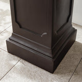 Napa Antique Black FIBRECLAY CHAMBERS PEDESTAL SHORT