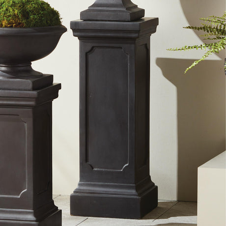 Napa Antique Black FIBRECLAY CHAMBERS PEDESTAL TALL