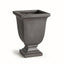 Napa Antique Black FIBRECLAY BECKETT SQ FOOTED PLANTER SMALL