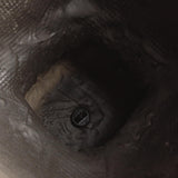 Napa Antique Black FIBRECLAY BECKETT SQ FOOTED PLANTER SMALL