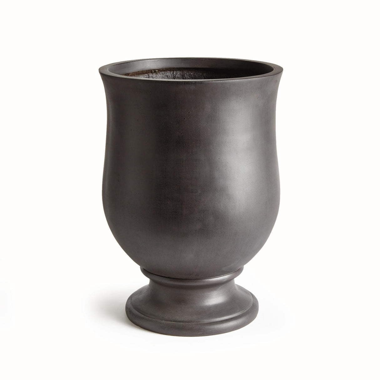 Napa Antique Black FIBRECLAY JOSIE ROUND FOOTED PLANTER