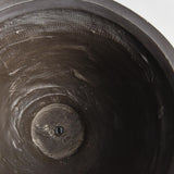 Napa Antique Black FIBRECLAY JOSIE ROUND FOOTED PLANTER
