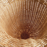 Napa Natural MYRA RATTAN SCALLOPED EDGE FOOTED URN