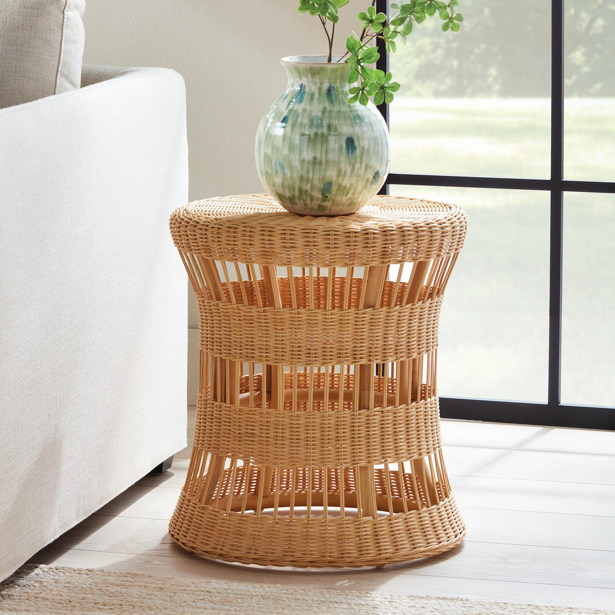 Napa Natural ASHTON RATTAN SIDE TABLE