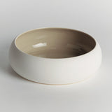 Napa White/taupe BARCLAY BUTERA SANDBAR DECORATIVE BOWL