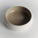 Napa White/taupe BARCLAY BUTERA SANDBAR DECORATIVE BOWL