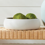 Napa White/taupe BARCLAY BUTERA SANDBAR DECORATIVE BOWL