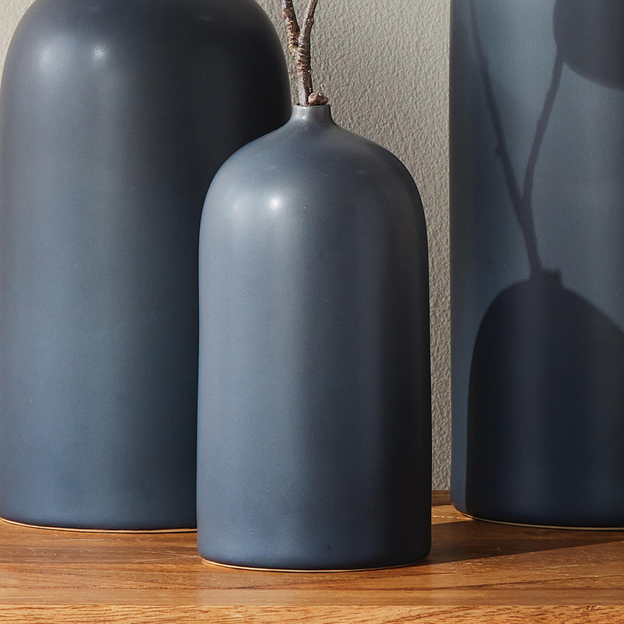 Napa Dark Blue MALLIE VASE SMALL