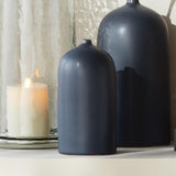 Napa Dark Blue MALLIE VASE MEDIUM