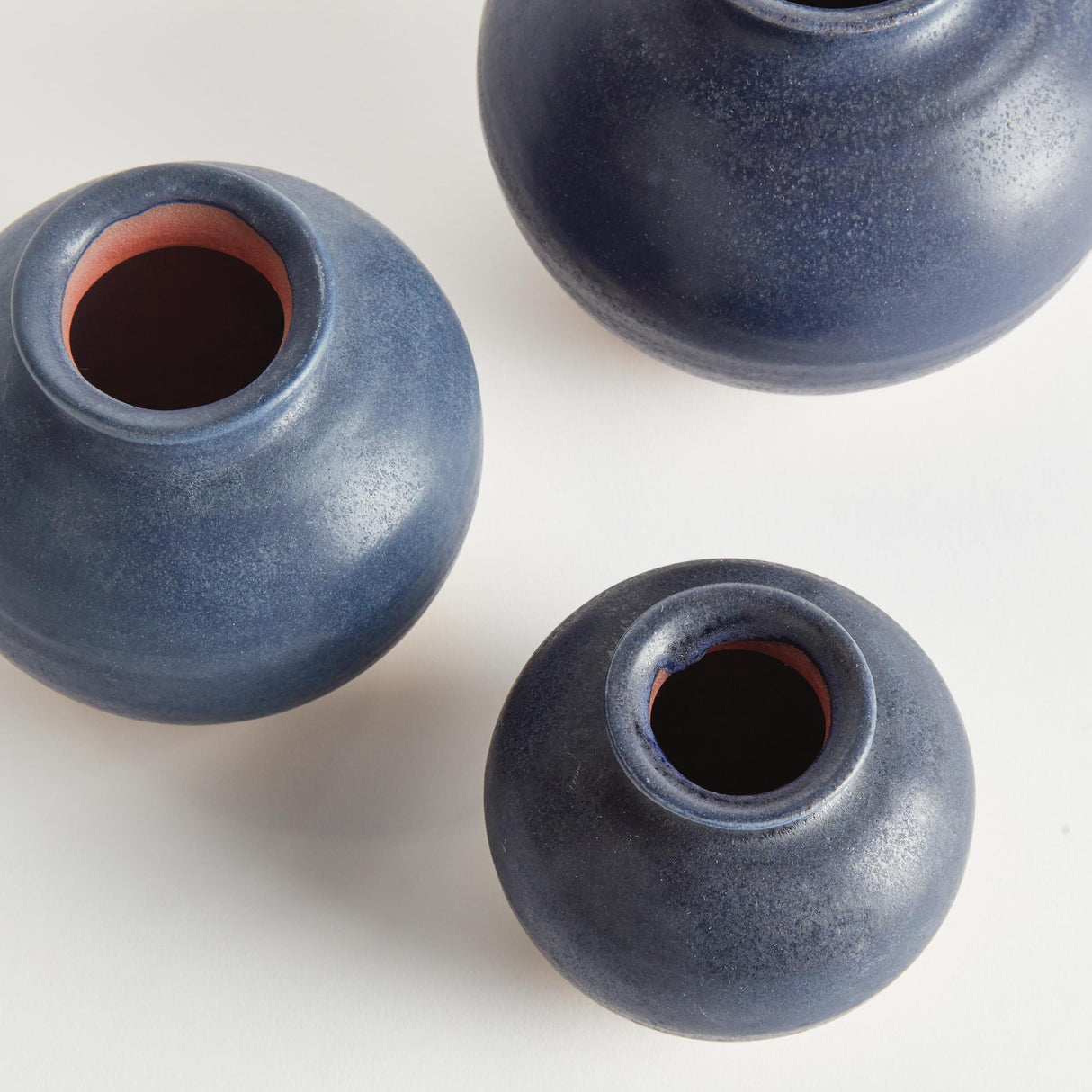 Napa Navy GAVIN BUD VASES, SET OF 3