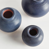 Napa Navy GAVIN BUD VASES, SET OF 3