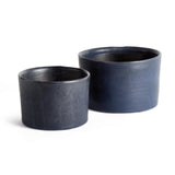 Napa Navy STUDIO CACHEPOTS, SET OF 2