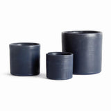 Napa Navy STUDIO CACHEPOTS, SET OF 3
