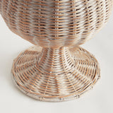 Napa Whitewash CHESAPEAKE RATTAN FOOTED URN TALL