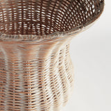 Napa Whitewash CHESAPEAKE RATTAN FOOTED URN TALL