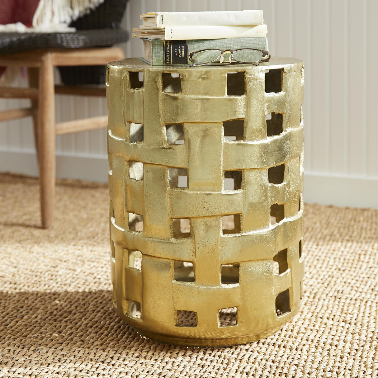 Napa Antique Brass YORK STOOL