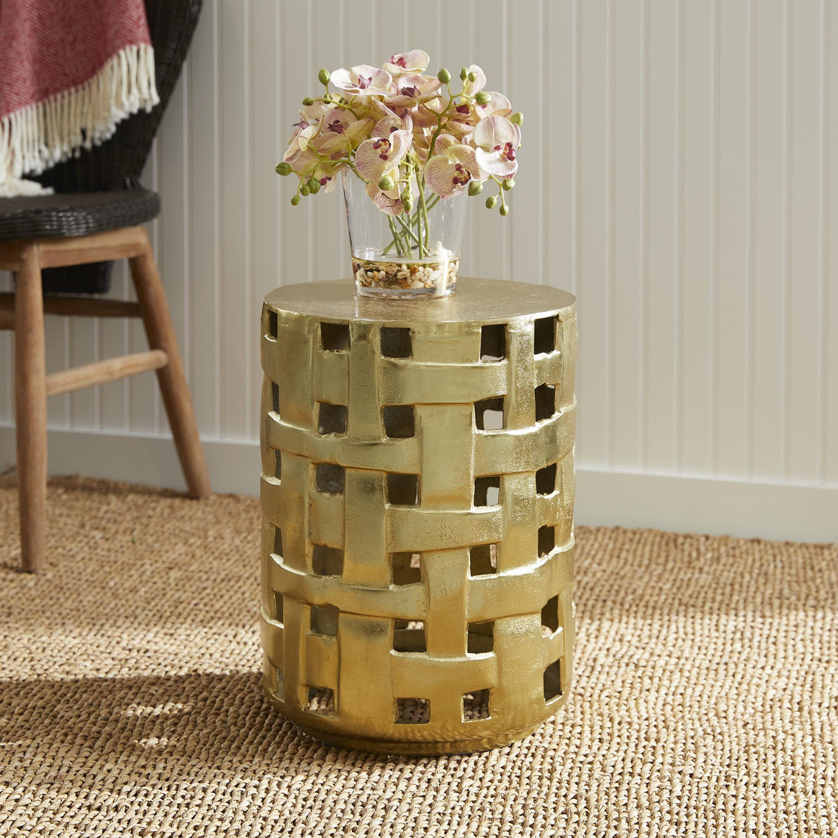 Napa Antique Brass YORK STOOL