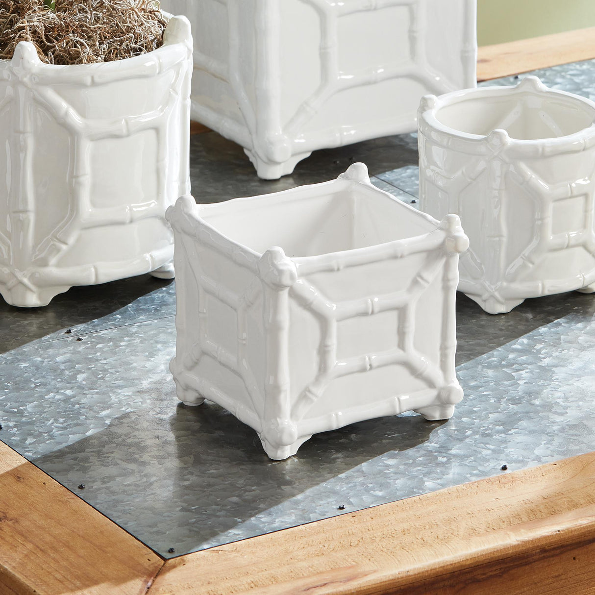 Napa White CHINOISERIE CACHEPOT SMALL