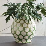 Napa Green/Light Gray KILEY VASE LARGE