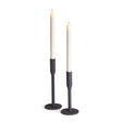 Napa Black KILLIAN TAPER HOLDERS, SET OF 2