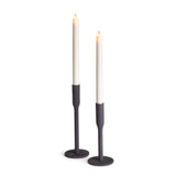 Napa Black KILLIAN TAPER HOLDERS, SET OF 2