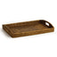 Napa Warm Brown BURMA RATTAN MORNING TRAY 20"