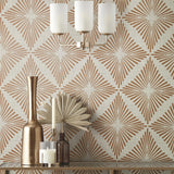 Brewster Home Fashions Fine Decor Medley Denver Rust Wallpaper