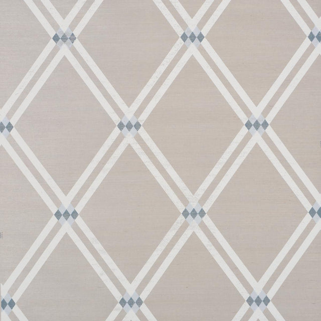 Schumacher Asolo Sisal Sky Wallpaper