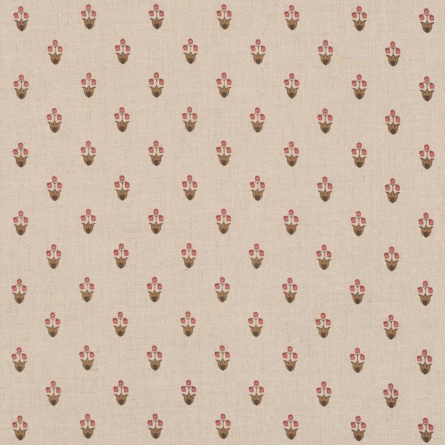 Schumacher Moira Hand Print Spice Fabric
