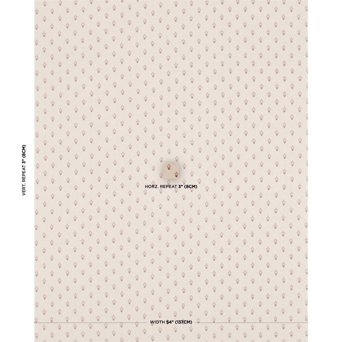 Schumacher Moira Hand Print Spice Fabric