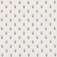 Schumacher Moira Hand Print Blue & Red Fabric