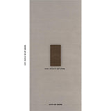 Schumacher Rivet Stripe Sisal Sepia Wallpaper
