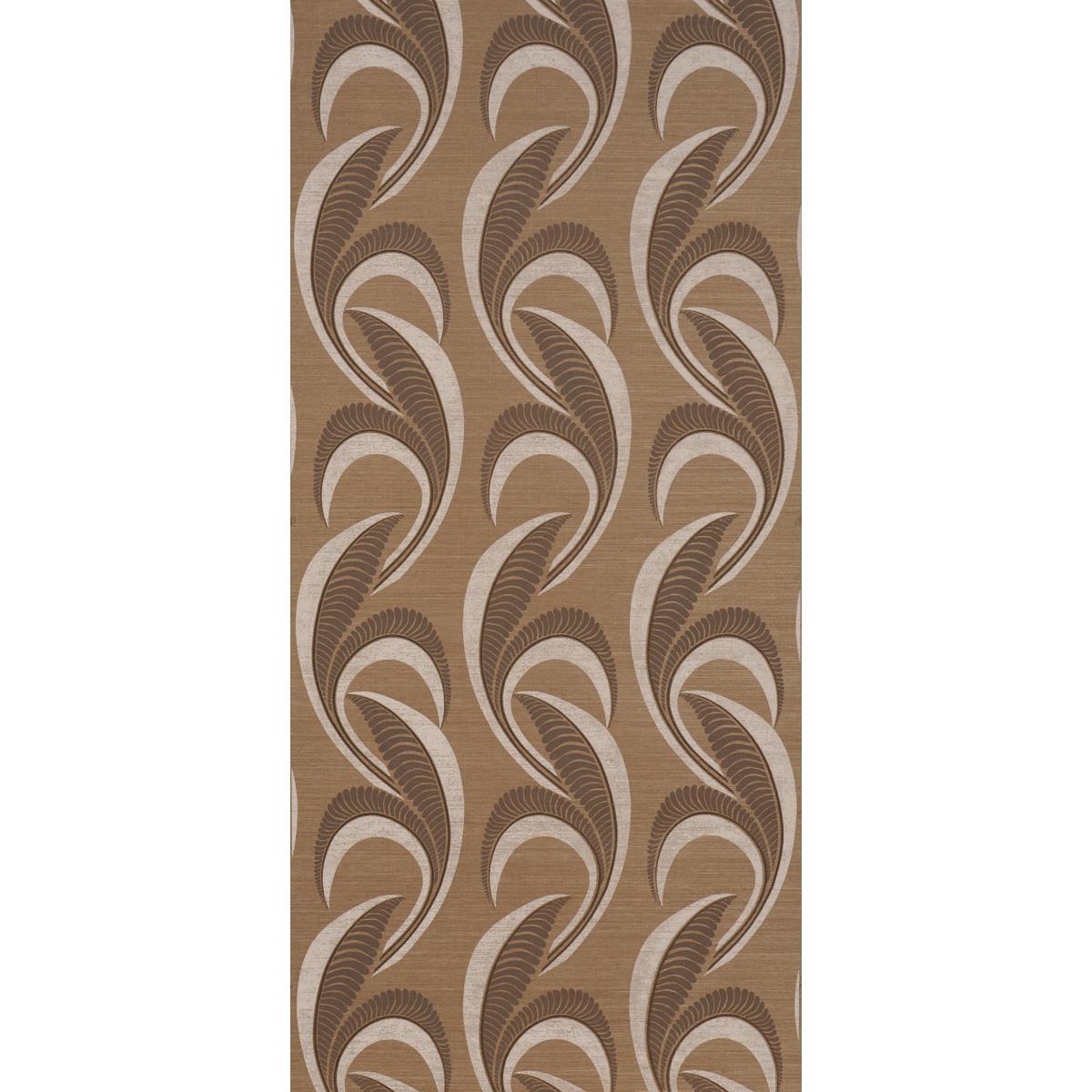Schumacher Banana Leaf Sisal Mocha Fabric