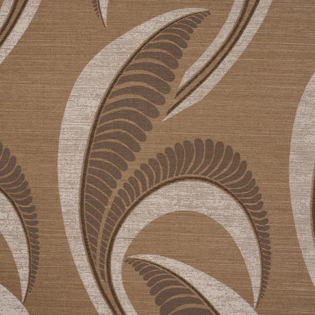 Schumacher Banana Leaf Sisal Mocha Fabric