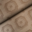Schumacher Beveled Frame Sisal Sepia Wallpaper