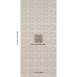 Schumacher Beveled Frame Sisal Sepia Wallpaper