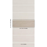 Schumacher Checkered Stripe Sisal Flax Wallpaper