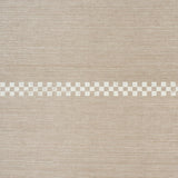 Schumacher Checkered Stripe Sisal Flax Wallpaper
