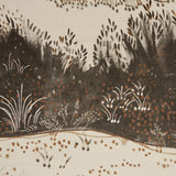 Schumacher Birdsong 3 Panel Set Carbon Wallpaper