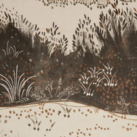 Schumacher Birdsong 3 Panel Set Carbon Wallpaper