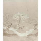 Schumacher Birdsong 3 Panel Set Ivory Wallpaper