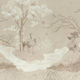 Schumacher Birdsong 3 Panel Set Ivory Wallpaper
