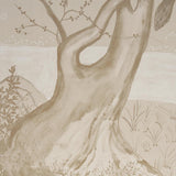 Schumacher Birdsong 3 Panel Set Ivory Wallpaper