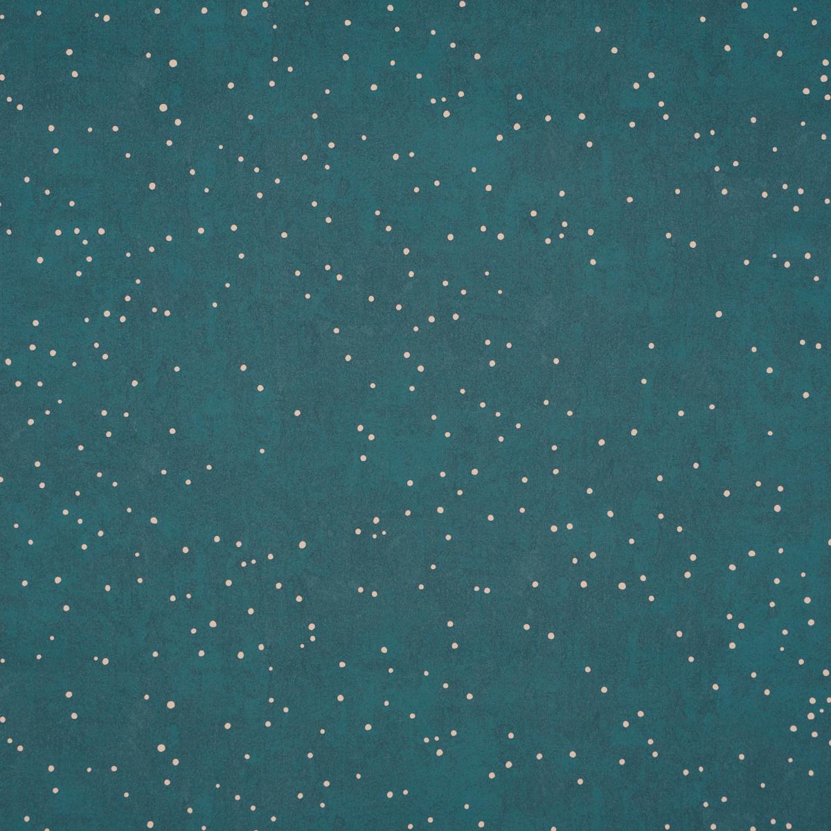 Schumacher Brindille Starry Sky Peacock Wallpaper