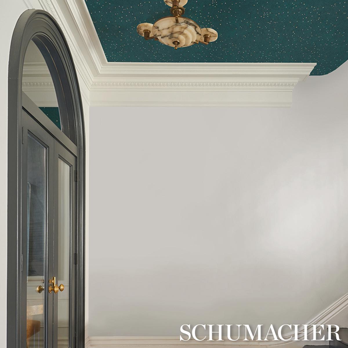 Schumacher Brindille Starry Sky Peacock Wallpaper