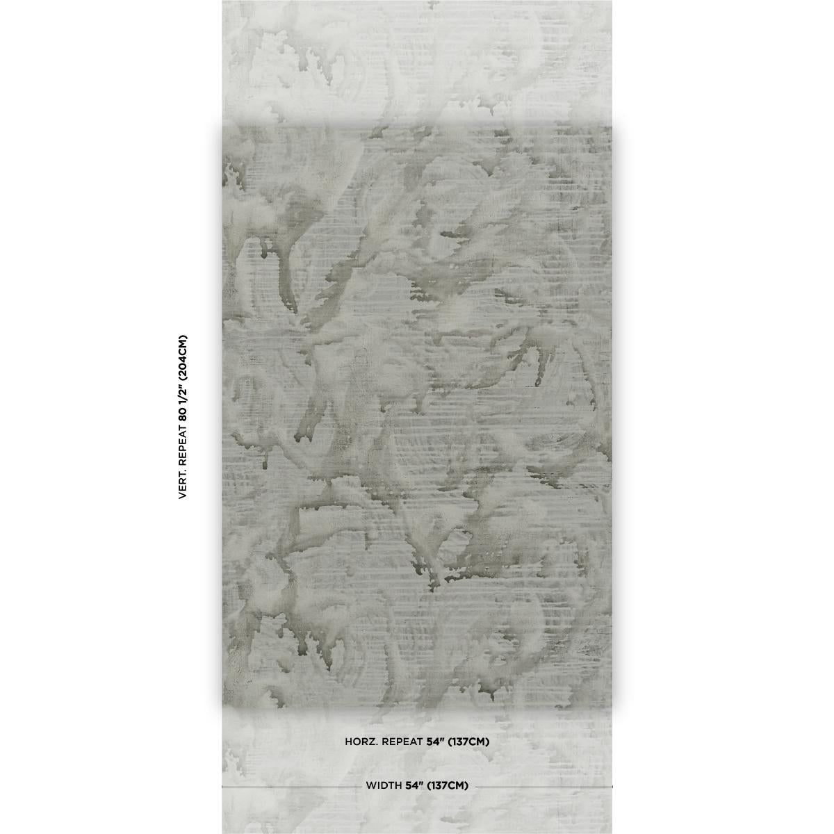 Schumacher Valiant Charcoal Wallpaper